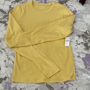 Brand new old nayy ribbed long sleeve tee